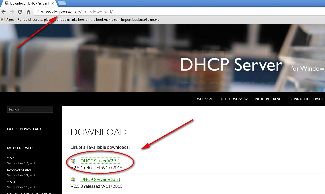 Dhcp сервер на windows 7 скачать